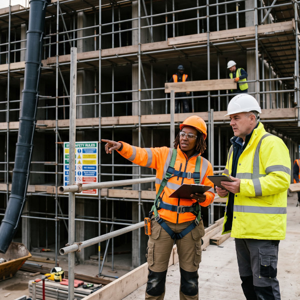 pedestrian access scaffolding